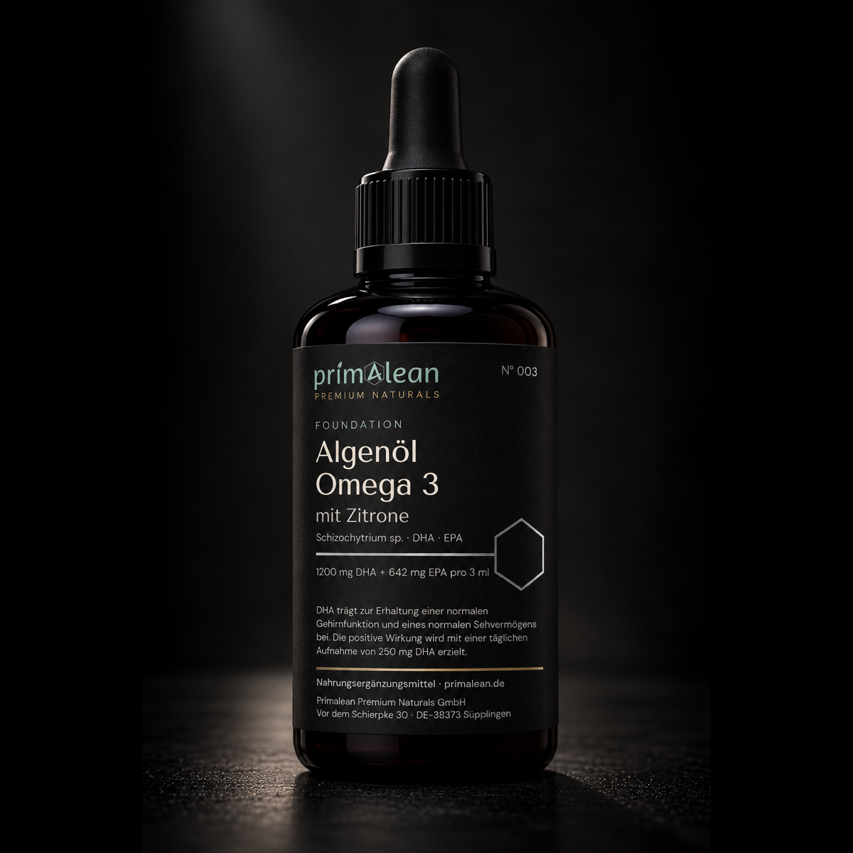 Algenöl Omega 3 Zitrone
